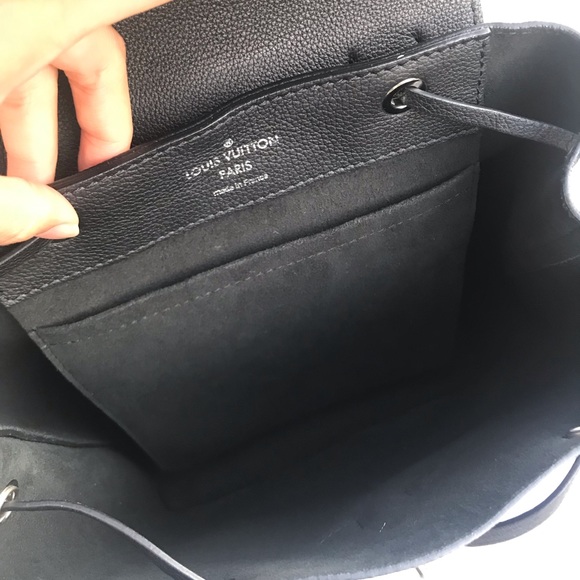 💯 Auth Louis Vuitton Lockme black calfskin backpack - Picture 10 of 14